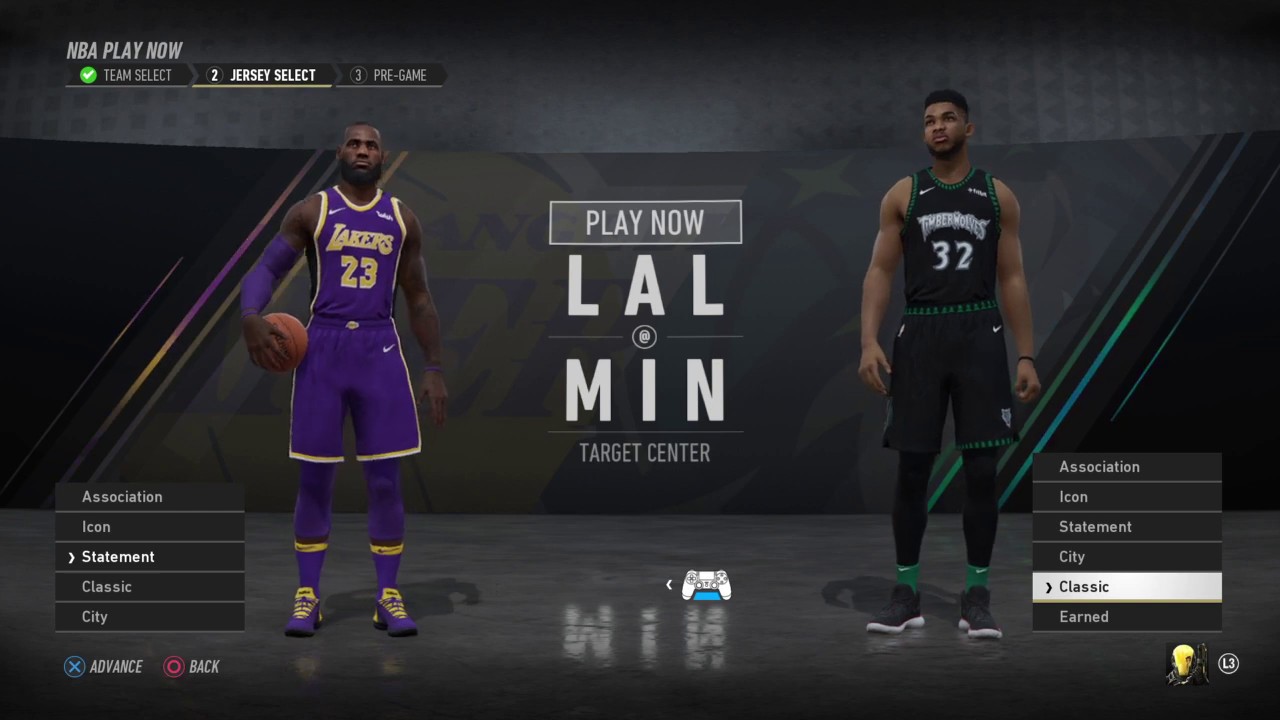 NBA LIVE 19 - All NBA Teams - All Teams Ratings Uniforms and Stats