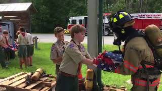 Boy Scout Troop 245 Flag Day Ceremony 2018