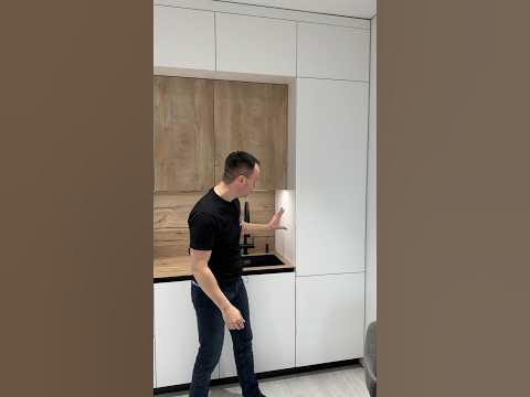 Бюджетная ручка невидимка для встроенного холодильника - YouTube