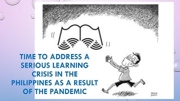 Learning Crisis In The Philippines As A Result of Pandemic - Trinity