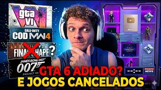 GTA 6 Será ADIADO? DESTINY 2 CANCELADO, COD MW4 e nova DLC de THE WITCHER ANUNCIADOS !!