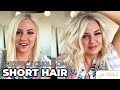 How to Curl Short Hair & Make Curls That Last || Curling Hair Tutorial || Jess Hallock