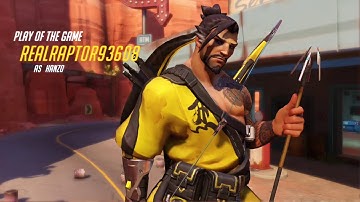 THE HANZO HIT A TRICKSHOT IN OVERWATCH