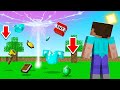 Minecraft BUT ALL ITEMS Are FALLING FROM THE SKY! (lucky & unlucky)
