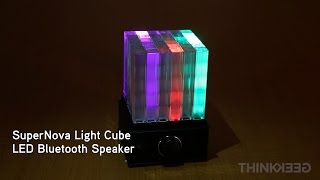 SuperNova Light Cube LED Bluetooth Speaker from ThinkGeek