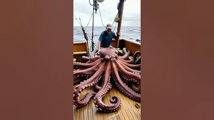 Giant Octopus Found on Fishing Boat!#shorts #deepseafishing #fishingexploration #giantseacreature