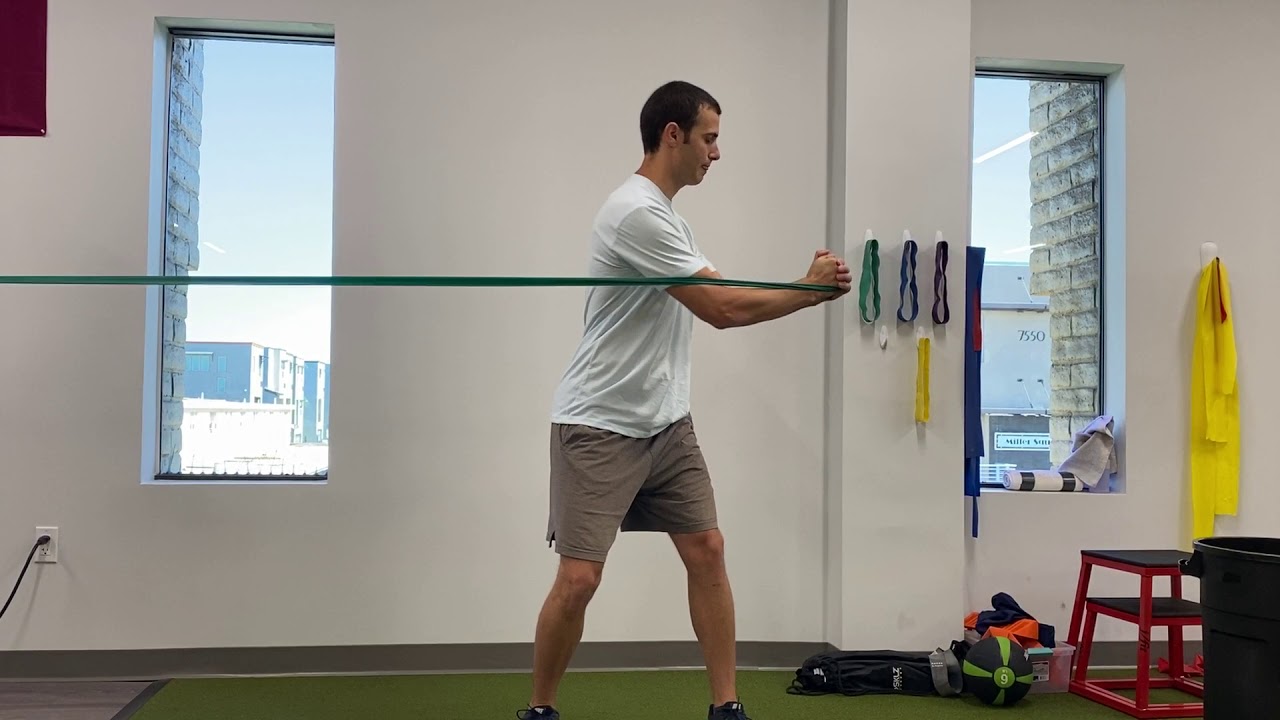 Standing Trunk Rotations with Resistance Band YouTube