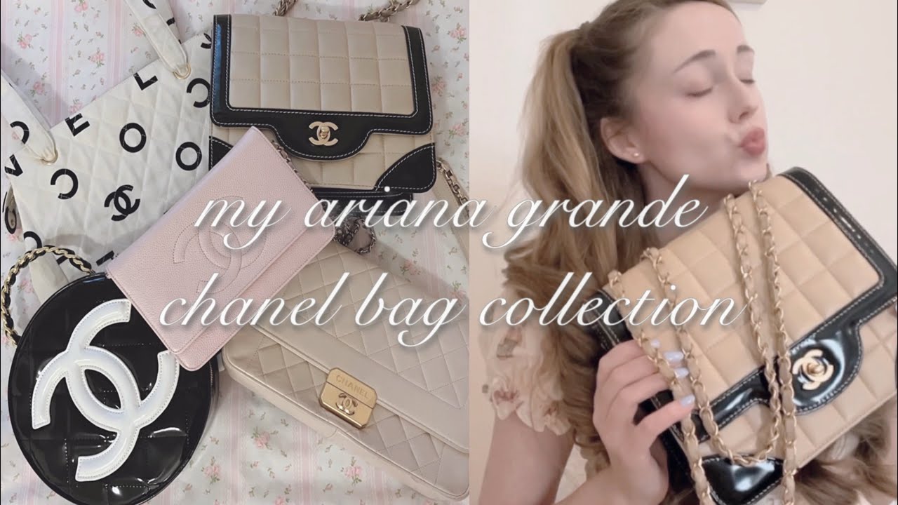 my ariana grande chanel bag collection ♡ - YouTube