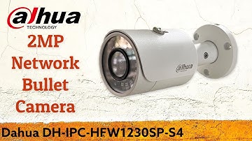 DAHUA DH-IPC-HFW1230SP-S4 2MP BULLET OUTDOOR NIGHT VISION COLOUR CAMERA