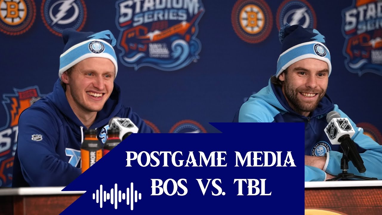 Послематчевая пресс-конференция Stadium Series против BOS