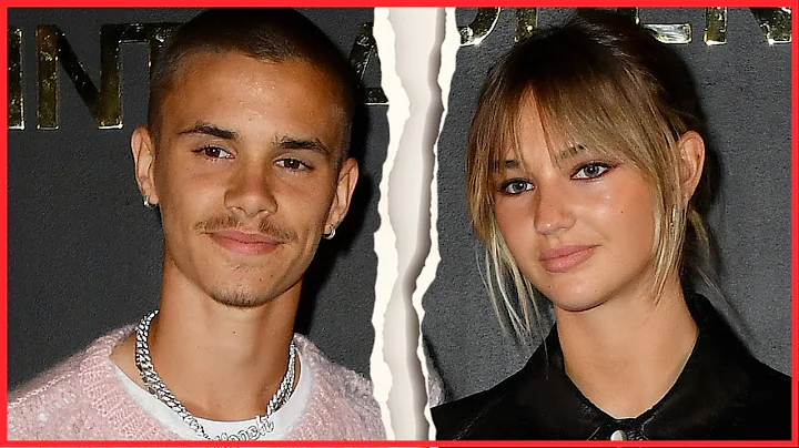 Romeo Beckham and Long Term Girlfriend Mia Regan H...