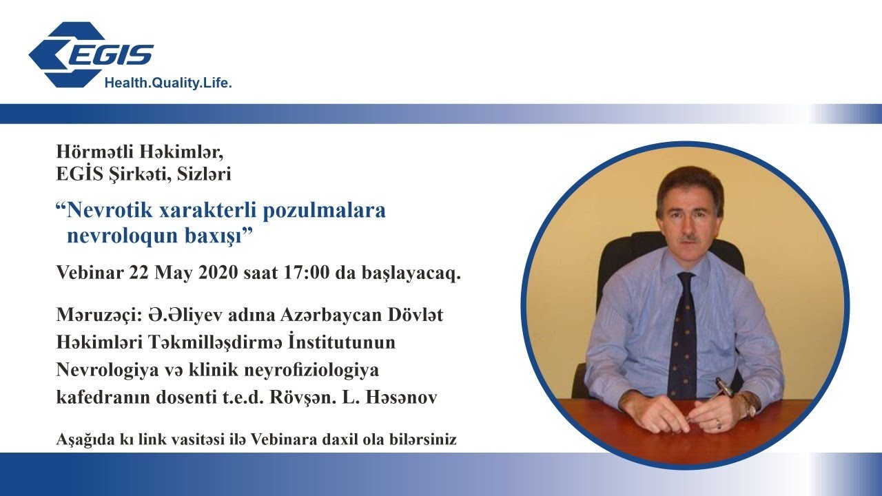 Nevrotik xarakterli pozulmalara nevroloqun baxışı