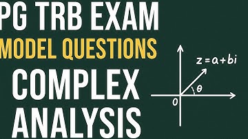 Pg trb mathematics complex analysis important questions con:9384686847