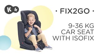 Kinderkraft FIX2GO 9-36 kg car seat | ISOFIX screenshot 4