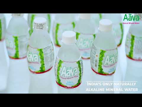 Aava® - India’s premium naturally alkaline (pH 8+)  mineral water. - video from Aava