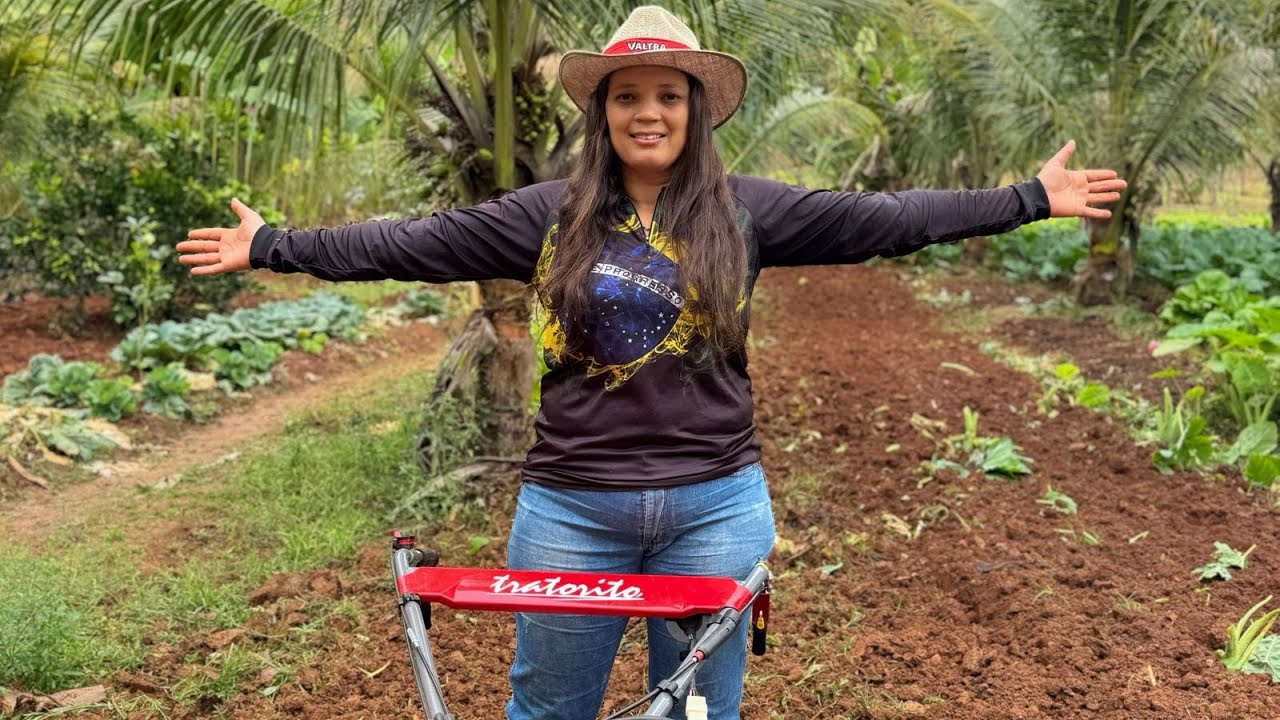 Será que o tratorito dá conta de preparar a terra dura? Veja o resultado no rancho! 🚜🌽
