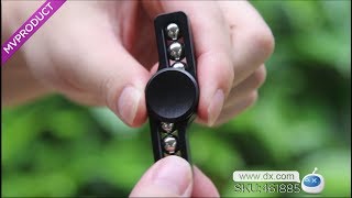 UltraFire Lightning Drill Finger Toy Gyro Rotator Spinner - Black