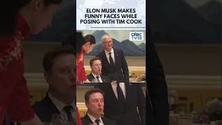 Viral Moment! Elon Musk Goofs Around During Photo With Tim Cook | Trump-Xi Meet In China | N18G