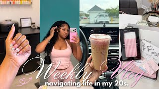 weekly vlog 🩷 navigating life in my 20s: mental check in, maintenance days, i'm in a funk + more