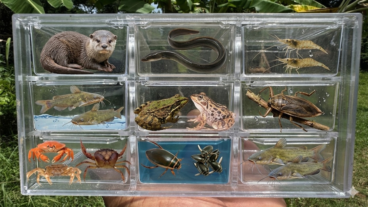 Fish Catching Insect I Catch Insects in the River Dragonfly Larvae, Fish & More! - YouTube