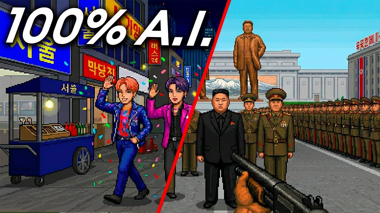 Korea History as a DOOM Game (A.I. Video)