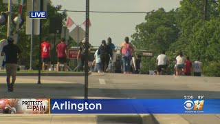 Protesters Back In Arlington After Protest Devolved Into Crime Spree