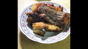 Cá trê chiên chấm mắm gừng bữa cơm đạm bạc miền quê ❤❤