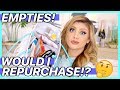 BEAUTY EMPTIES | WOULD I REPURCHASE?!