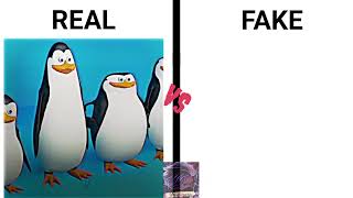 real vs fake 😱😱😱😱 penguin in Madagaskar #funny #madagascar #memes #memesdaily #memesvideo #memesvide