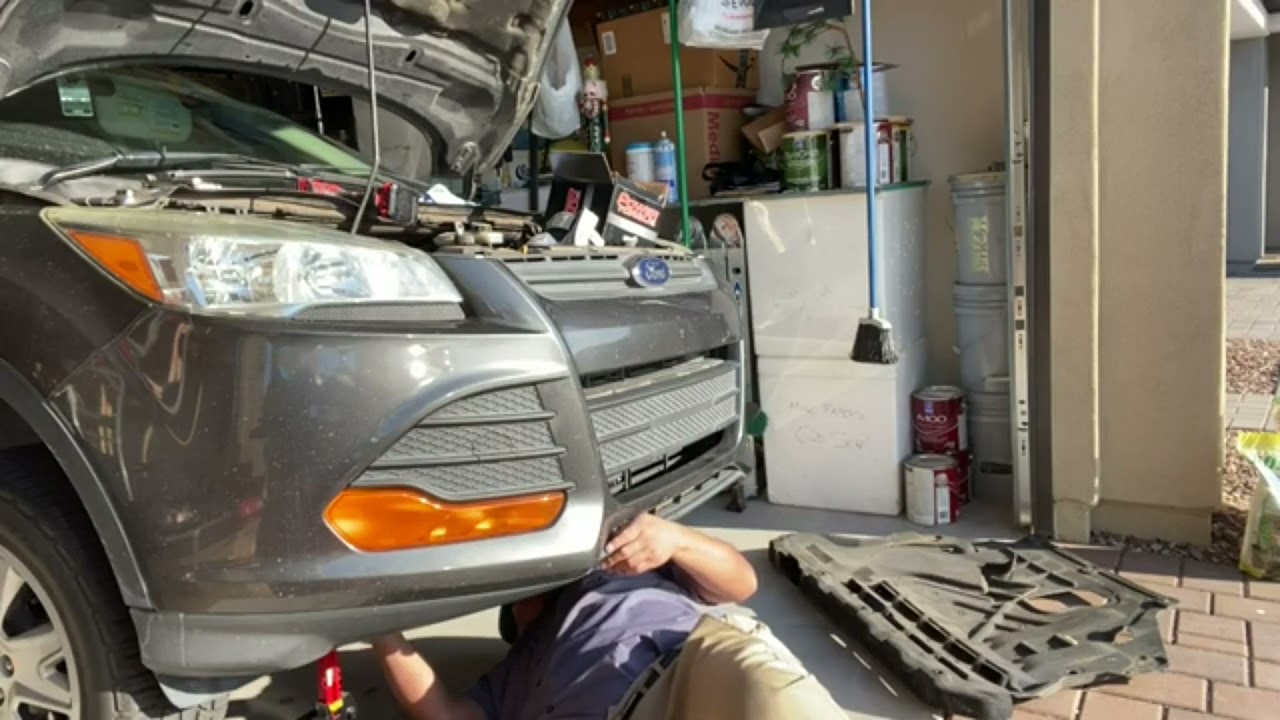 How to change motor mount on a 2016 Ford Escape - YouTube