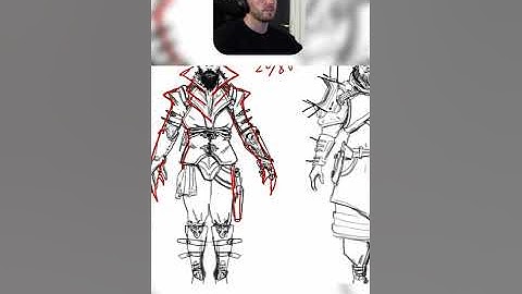 ART TIPS #3 SHAPE DESIGN AND STORY in CHARACTER DESIGN - mentorship class #shorts