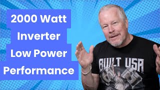 2000 Watt Inverter Low Power Performance Testing #puresinewaveinverter #MWXNE