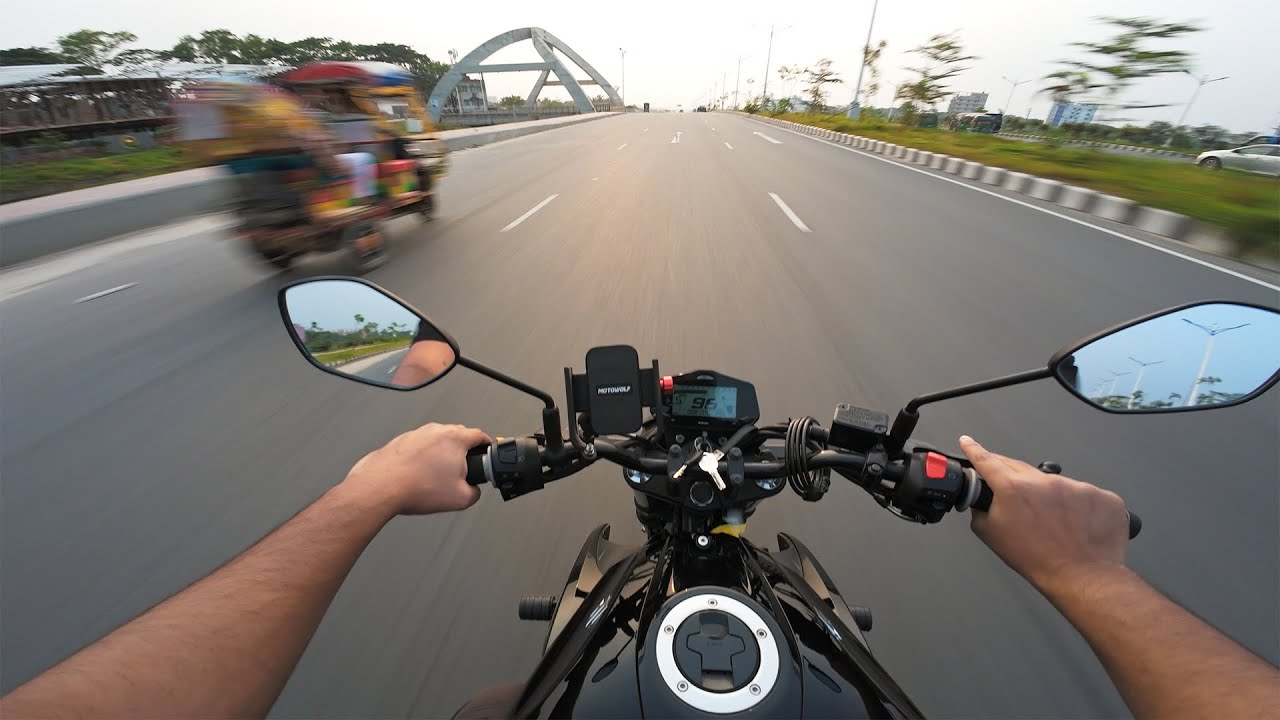 POV Motorcycle Ride | Dhaka Bangladesh | Suzuki Gixxer | [4K]