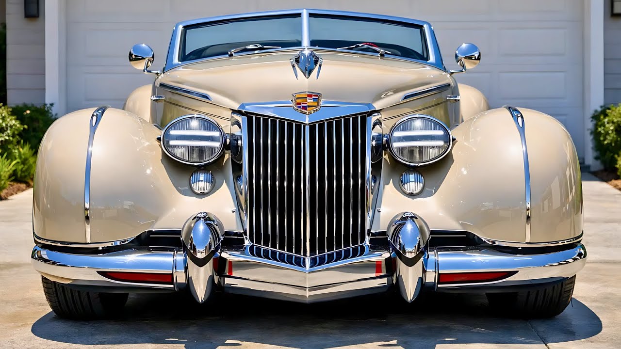 Cadillac вернулся... Кабриолет Hartmann с двигателем V16 стоимостью 1,5 миллиона долларов вас пор...