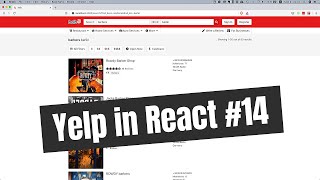 Celebrity React Hooks Tutorial | Build Yelp in React #14 | finalize Yelp's sub-navigation bar Wealth
