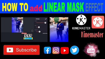 HOW TO ADD LINEAR MASK EFFECT IN KINEMASTER (DAWOOVLOGz)