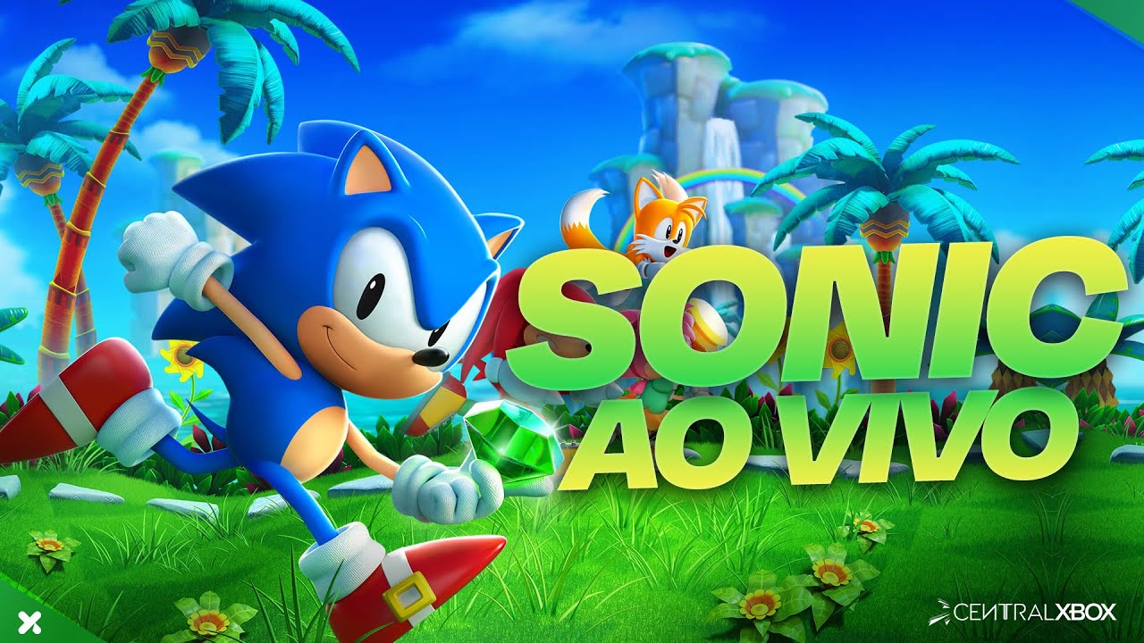 Jogando um mode do sonic (Jogos 360) 