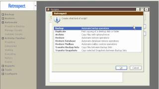 Staged Backup Strategy with Retrospect for Windows