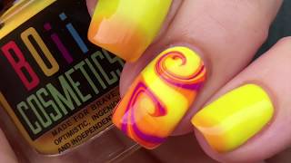 Neon Thermal Watermarble Swirl Tutorial/How To