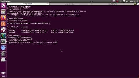 Clvm configuration in Linux High availability cluster