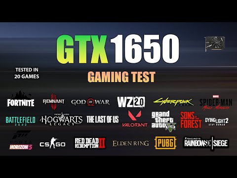 GTX 1650 : Test in 20 Games in 2023 - GTX 1650 Gaming Test