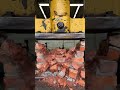 Hydraulic Press vs. Mini Brick Wall 🧱💥 #shorts