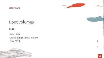 Block Volume Level 100 - Part 6 - Boot Volumes