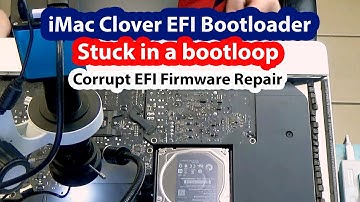 2012 iMac Clover EFI bootloader Fix - Infinite cycles stuck in a boot loop