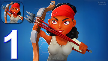 Archer Survival - Gameplay Walkthrough Part 1 - Protect Base Defeat Zombies (iOS, Android)