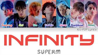 SuperM (슈퍼엠) - Infinity Colour Coded Lyrics (Han/Rom/Eng)