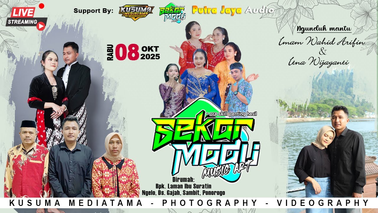 🔴Live Campursari SEKAR MADU | Di Rumah BPK LAMAN IBU SURATIN | Ngelo Gajah Sambit | 08 Oktober 2025