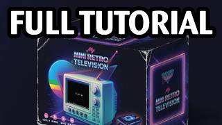 My Mini Retro Television FULL TUTORIAL! (How To)