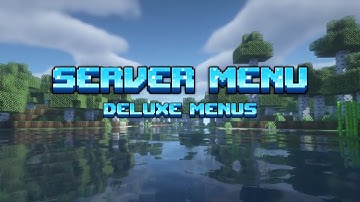 DeluxeMenus Server Main Menu