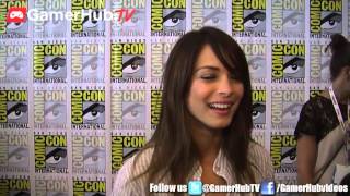 Rus Sub Kristin Kreuk Talks Beauty And The Beast At Comic Com Gamerhubtv Interview
